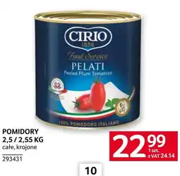 Selgros Pomidory krojone Cirio oferta