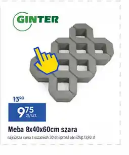 Bat Meba 8x40x60cm szara oferta
