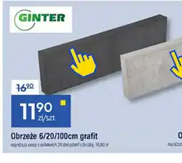 Bat Obrzeże 6/20/100cm grafit oferta