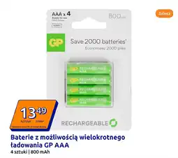 Action Baterie z możliwością wielokrotnego ładowania GP AAA oferta