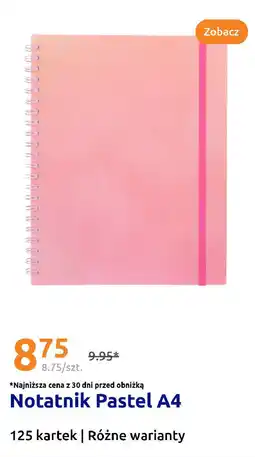 Action Notatnik Pastel A4 oferta