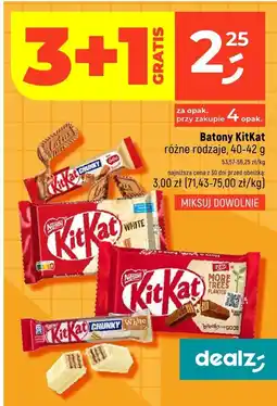Dealz Batony KitKat różne rodzaje oferta