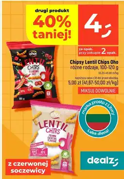 Dealz Chipsy Lentil Chips Oho oferta