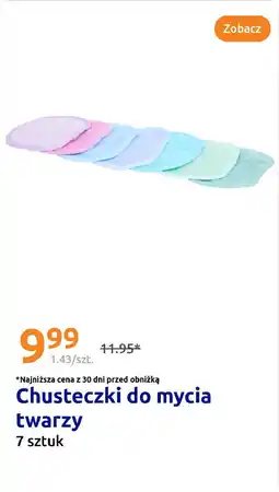 Action Chusteczki do mycia twarzy oferta