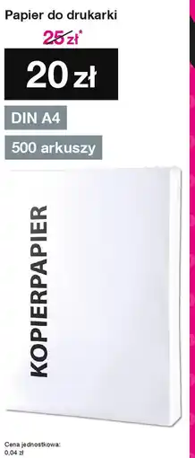 Woolworth Papier do drukarki oferta