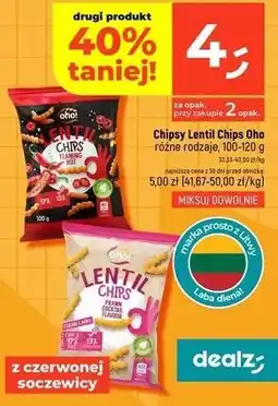 Dealz Chipsy flaming hot Oho! oferta