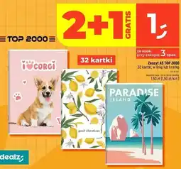 Dealz Zeszyt a5 32 kartki linia Top-2000 oferta