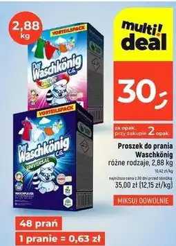 Dealz Proszek do prania color Der Waschkonig oferta