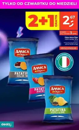 Dealz Chipsy pep & lime Amica Chips oferta