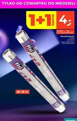 Dealz Folia aluminiowa 18 m Fixi oferta