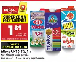 Biedronka Mleko UHT 3,2% oferta