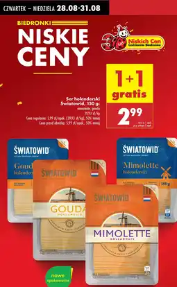 Biedronka Ser holenderski Swiatowid oferta