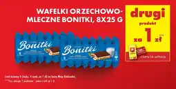 Biedronka Wafelki orzechowo-mleczne Bonitki oferta