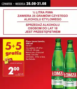 Biedronka Piwo Jasne Lomża oferta