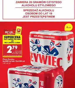 Biedronka Piwo Zywiec oferta