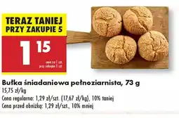 Biedronka Bułka śniadaniowa pełnoziarnista oferta