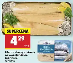 Biedronka Filet ze skórą z miruny nowozelandzkiej Marinero oferta