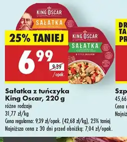 Biedronka Sałatka z tuńczyka King Oscar oferta