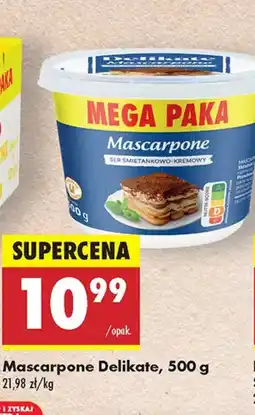 Biedronka Mascarpone Delikate oferta
