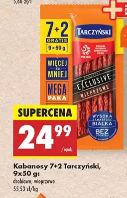 Biedronka Kabanosy 7+2 Tarczynski oferta