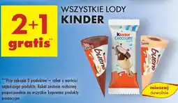 Biedronka Lody Kinder oferta