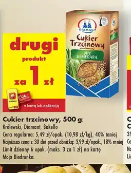 Biedronka Cukier trzcinowy oferta