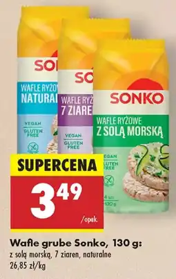 Biedronka Wafle grube Sonko oferta