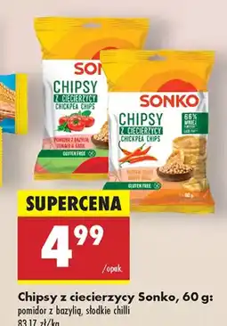 Biedronka Chipsy z ciecierzycy Sonko oferta