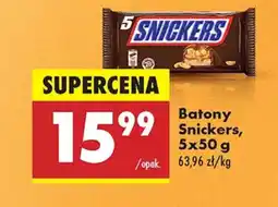 Biedronka Batony Snickers oferta