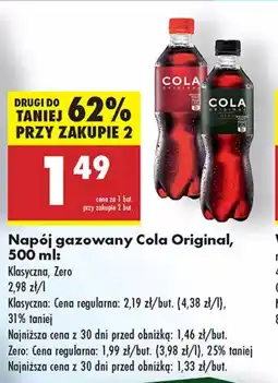 Biedronka Napój gazowany Cola Original oferta