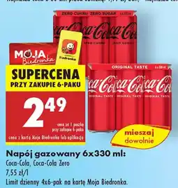 Biedronka Napój gazowany Coca-Cola, Coca-Cola Zero oferta