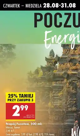 Biedronka Napój Fuzetea oferta