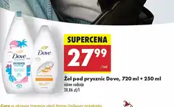 Biedronka Zel pod prysznic Dove oferta