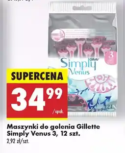 Biedronka Maszynki do golenia Gillette Simply Venus 3 oferta