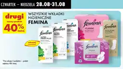 Biedronka Wkładki higieniczne Femina oferta