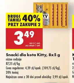 Biedronka Snacki dla kota Kitty oferta