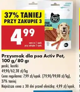Biedronka Przysmak dla psa Activ Pet oferta