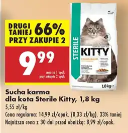 Biedronka Sucha karma dla kota Sterille Kitty oferta