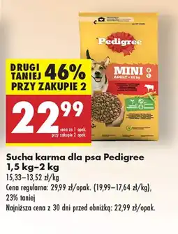 Biedronka Sucha karma dla psa Pedigree oferta