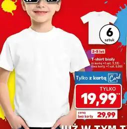 Kaufland T-shirt biały oferta