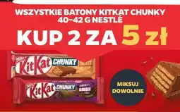 Netto Baton KitKat Chunky: 2 za 5 zł Nestle oferta