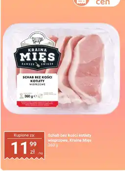 Biedronka Schab bez kości kotlety wieprzowe Kraina Mięs oferta
