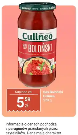 Biedronka Sos boloński Culineo oferta