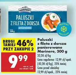Biedronka Paluszki z fileta z dorsza panierowane Marinero oferta