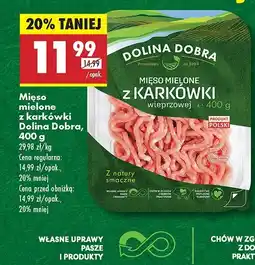 Biedronka Mięso mielone z karkówki wieprzowej Dolina Dobra oferta