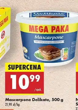 Biedronka Ser mascarpone 500 g Delikate oferta