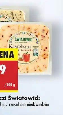 Biedronka Ser Kaszebsczi z papryką i kozieradką Światowid oferta