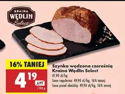Biedronka Szynka wędzona czeremią Kraina Wędlin Select oferta