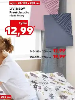Kaufland Prześcieradło Liv & Bo oferta