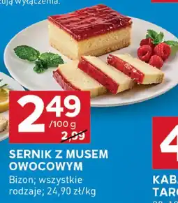 Stokrotka Sernik z musem owocowym Bizon oferta